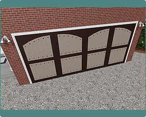 Detailed garages