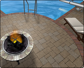 Natural landscaping pavers
