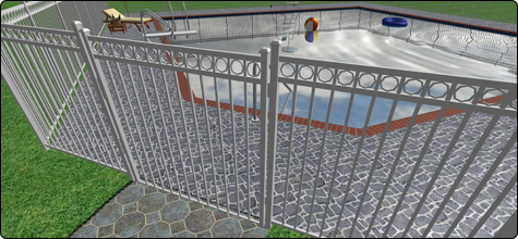 Use swimming pool fencing for safety