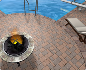 Belgard swimming pool pavers