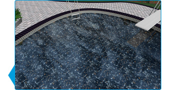 Swimming pool aggregate finishes