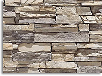 Stone and Brick Tile Patio Design