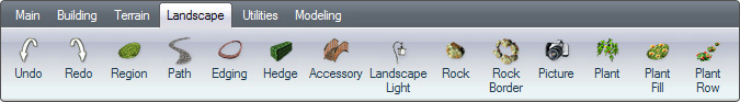 new interface of our landscape design software