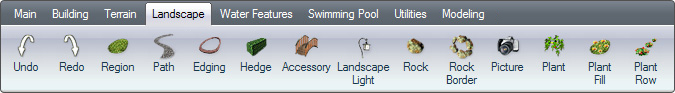 new interface of our landscape design software